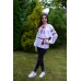 Embroidered blouse "Colourful Oaks"